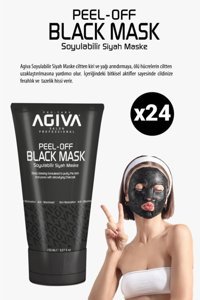 Agiva Black Soyulabilir Krem Yüz Maskesi 24x150 ml