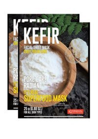 Dermal Kefir Nemlendiricili Kağıt Yüz Maskesi 2x25 gr