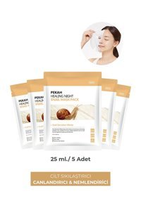 Pekah Salyangoz Özlü 16 Peptit Nemlendiricili Kağıt Yüz Maskesi 5x25 ml