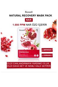 Ricocell Nar Özlü Nemlendiricili Kağıt Yüz Maskesi 23 ml