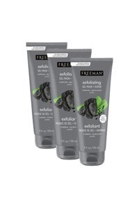 Freeman Kömürlü & Siyah Şekerli Soyulabilir Jel Yüz Maskesi 3x175 ml