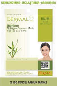 Dermal Bambu Özlü Kolajen Nemlendiricili Kağıt Yüz Maskesi 23 gr