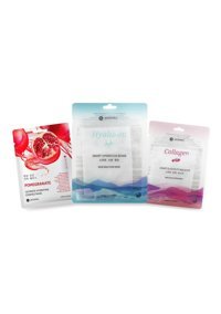 Jkosmec Pomegranate Essence Mask + Hyaluron + Collagen Nemlendiricili Soyulabilir Kağıt Yüz Maskesi 3 Adet