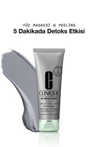 Clinique All About Clean Killi Nemlendiricili Krem Yüz Maskesi 100 ml
