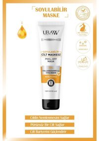Uraw Profesyonel Nemlendiricili Soyulabilir Krem Yüz Maskesi 100 ml