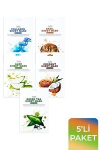 Tenzero Aloe Veralı Nemlendiricili Kağıt Yüz Maskesi 5 Adet