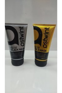 Qstwint Gold And Black Soyulabilir Jel Yüz Maskesi 150 ml+150 ml