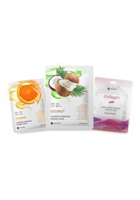 Jkosmec C Vitamin-Coconut-Solution Collagen Nemlendiricili Soyulabilir Kağıt Yüz Maskesi