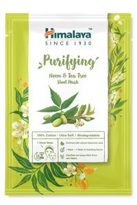 Himalaya Purifying Nemlendiricili Kağıt Yüz Maskesi 30 gr