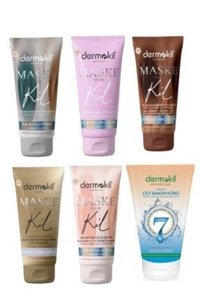 Dermokil Killi Nemlendiricili Soyulabilir Jel Yüz Maskesi 6x75 ml + 7 Etkili Cilt Bakım Kürü 6 Lı Set