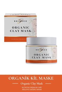 Shineco Organic Clay Mask Killi Krem Yüz Maskesi 75 ml