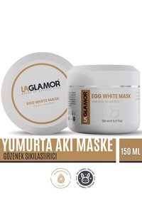 Laglamor Gözenek Sıkılaştırıcı Yumurta Akı Killi Soyulabilir Toz Yüz Maskesi 150 ml