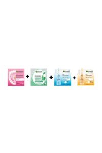 Garnier Nemlendiricili Soyulabilir Kağıt Yüz Maskesi 4 Adet
