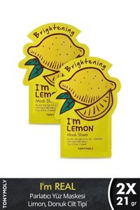 Tonymoly I'M Real Limon Nemlendiricili Kağıt Yüz Maskesi 2 Adet