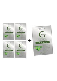 Claderm 5'li Avantaj Paketi Killi Aloe Veralı Krem Yüz Maskesi 5x20 ml