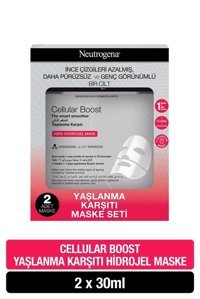 Neutrogena Cellular Boost Nemlendiricili Soyulabilir Jel Yüz Maskesi 2x30 ml
