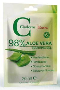 Claderm Soothing Jel Aloe Veralı Nemlendiricili Krem Yüz Maskesi 20 ml