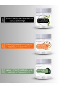 Dr Camilla PEEL OFF MODELİNG SOYULABİLİR CLINIC SET Aloe Veralı Nemlendiricili Soyulabilir Krem Yüz Maskesi 3x480 gr