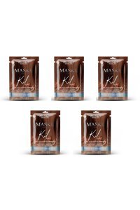 Dermokil Kahve Killi Nemlendiricili Kağıt Yüz Maskesi 5x15 ml
