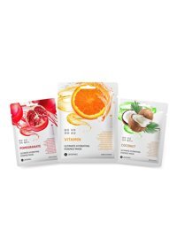 Jkosmec Pomegranate-C Vitamin-Coconut Aloe Veralı Nemlendiricili Soyulabilir Kağıt Yüz Maskesi