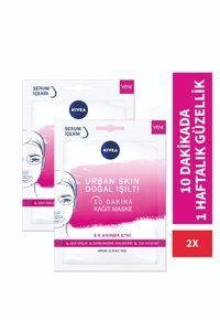Nivea Urban Skin Nemlendiricili Soyulabilir Kağıt Yüz Maskesi 2 Adet