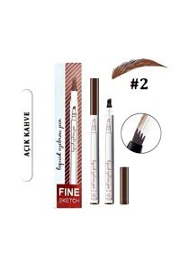 Maqya Cosmetics Maqya1616 İnce Uçlu Suya Dayanıklı Kaş Kalemi Mat Siyah