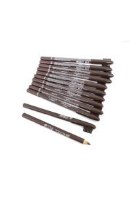 Roesia Rose Cosmetics Touch Me Fırçalı Kalın Uçlu Suya Dayanıklı Kaş Kalemi Kahverengi