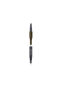 Estee Lauder 04 Dark Brunette Çift Taraflı Fırçalı İnce Uçlu Suya Dayanıklı Kaş Kalemi Koyu Kahverengi