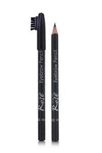 Roesia Rose Cosmetics Touch Me Fırçalı Kalın Uçlu Suya Dayanıklı Kaş Kalemi Siyah