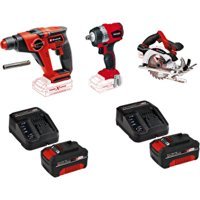 Einhel TC-HD - TE-CS - TE-CW 18 V 4 Ah Kömürsüz Darbeli Çift Akülü Vidalama Makinesi