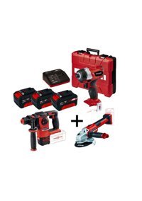 Einhel KİT1 18 V 3 Ah Kömürsüz Darbeli Çift Akülü Vidalama Makinesi