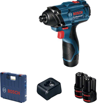 Bosch GDR 120-Li 12 V 1.5 Ah Kömürsüz Darbeli Çift Akülü Vidalama Makinesi