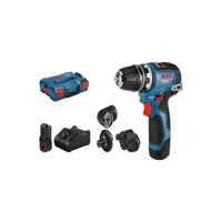 Bosch GSR 12 V 3.0 Ah Akülü Vidalama Makinesi + 3 Farklı Başlık Seti