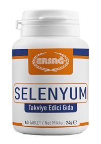Ersağ Selenyum Yetişkin Mineral 60 Adet