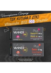 Vanner Duo Plus+ Yetişkin 60 Adet