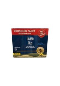 Ocean Plus Omega 3 Limon Yetişkin Mineral 100 Adet