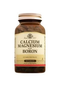 Solgar Calcium Magnesium Plus Boron Yetişkin Mineral 100 Adet