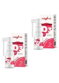 Nevfix Vitamin D3 Yetişkin 2x20 ml
