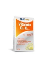 Wellcare Vitamin D3K2 Yetişkin 12 ml