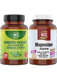 Ncs Berberis Vulgaris Yetişkin Mineral 120 Adet + Zma Magnezyum 120 Tablet Çinko