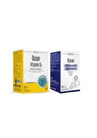 Ocean Vitamin D3 1000 Iu Çocuk Yetişkin 50 ml + Ocean Glukozamin Komplex Takviye Edici Gıda 60 Tablet