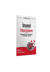 Orzax Imunol Pelargonium Afrika Sardunyası Yetişkin Mineral 2x15 Adet