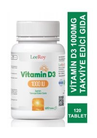 Leeroy Vitamin D3 Yetişkin 120 Adet