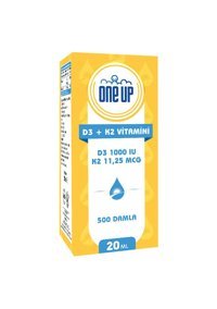 One Up D3 K2 Vitamini Yetişkin 20 ml