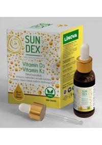 Sundex D3K2 Bitkisel Zeytinyağ Yetişkin 20 ml