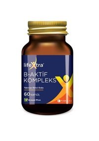 Lifextra B-Aktif Kompleks Yetişkin Mineral 60 Adet