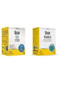Ocean D3K2 Zeytinyağı Yetişkin Mineral 20 ml + D3 1000 IU Damla 50 ml