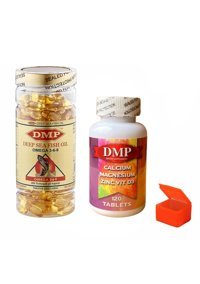 Dmp Omega 3-6-9 Yetişkin 200 Adet + Kalsiyum Magnezyum Çinko Vitamin D3 120 Tablet + Hap Kutusu