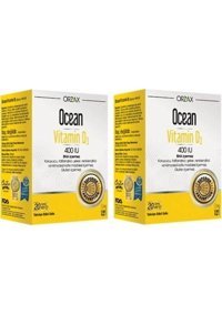 Ocean Vitamin D3 400 Iu Çocuk Yetişkin 2x20 ml