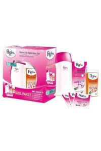 Agiss 1+1 Roll-On Ağda Makinesi + Kartuş + Ağda Bezi + 3 Adet Temizleme Mendili